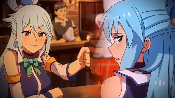 Maplestar Konosuba Aqua sin censura audio latno